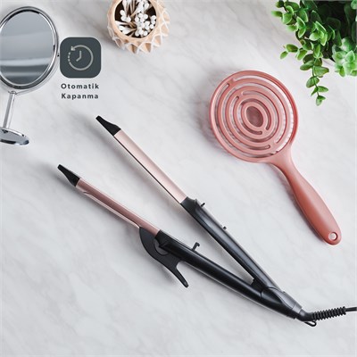 Homend Hairmony 4605H 2si 1 Arada Düzleştirici ve Maşa Özellikli Saç Şekillendirici