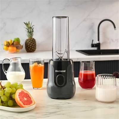 HOMEND Homend Mixfresh 7026H Kişisel Smoothie Blender Antrasit Siyah