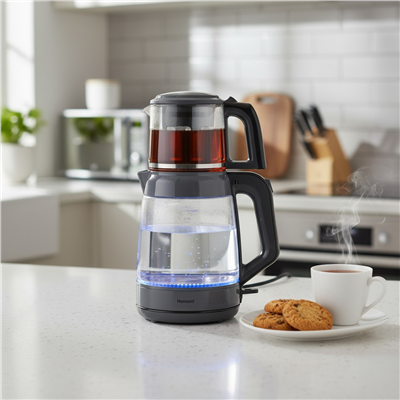 Homend Infinity XL 1764H Cam Çay Makinesi