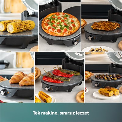 Homend Közy °400 Pizza Pide Lahmacun ve Sebze Közleme Makinesi