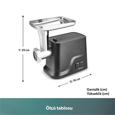 Homend Meatbox 3102H Kıyma ve Salça Makinesi