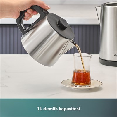 Homend Royaltea 1728H Çelik Çay Makinesi Inox