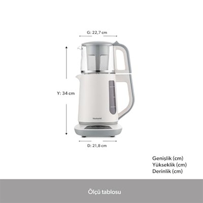 Homend Royaltea 1757H Çay Makinesi
