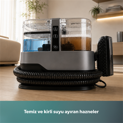 Homend Stain Taşınabilir Halı, Koltuk Yıkama ve Leke Çıkarma Makinesi