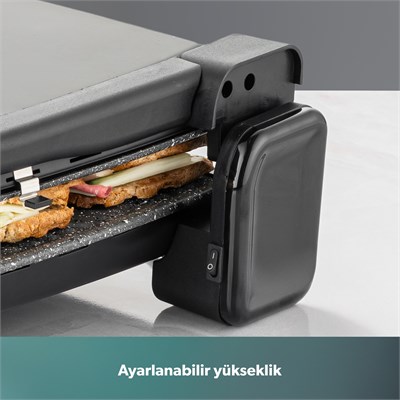 Homend Toastbuster 1334h Tost Makinesi Mat Siyah