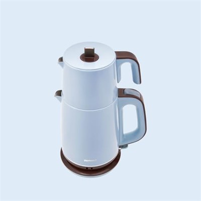 Homend Vintage Royaltea 1735H Inox Çay Makinesi Mavi