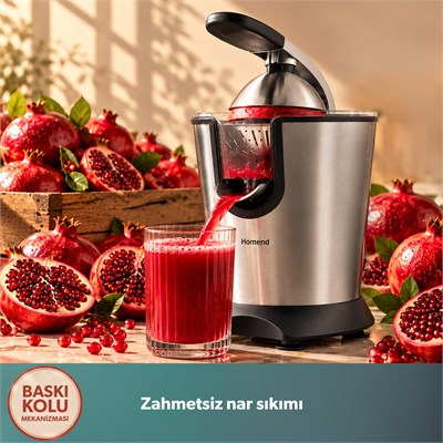 Homend Vitamillion 2603H Pro Elektrikli Çelik Narenciye ve Nar Sıkacağı