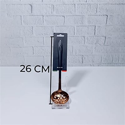 Hometarz Lüx Metal Gold Sos Kevgiri Paslanmaz Çelik Siyah