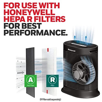 Honeywell HRF-A200 Hava Temizleyici Ön Kit Filtresi, 4lü Paket - Alerjen Hava Filtresi Toz, VOC, Evcil Hayvan, Mutfak ve Orman Yangını/Duman Kokularını Hedefler