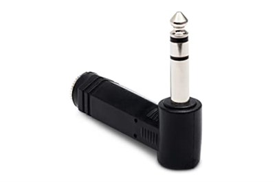 Hosa 1/4 inç TRS (F) - 1/4 inç TRS (M) Sağ Açılı Çevirici (GPP-273) - Seçenekler: Açılı 6,35 mm TRS - 6,35 mm TRS...