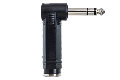 Hosa 1/4 inç TRS (F) - 1/4 inç TRS (M) Sağ Açılı Çevirici (GPP-273) - Seçenekler: Açılı 6,35 mm TRS - 6,35 mm TRS...