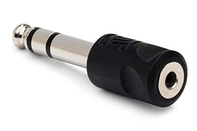 Hosa 3.5 mm. TRS (F) - 1/4 inç TRS (M) Adaptör (GPM-103)