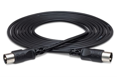 Hosa 5-pin DIN (M) - 5-pin DIN (M) MIDI Kablosu 90 cm (MID-303BK)
