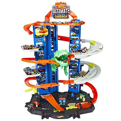 Hot Wheels HW Robotik T-rex Ultimate Garaj™ Hot Wheels Robotik T-rex Ultimate Garaj, 100den Fazla Aracı Kolayca Saklayabilir GJL14 GJL14
