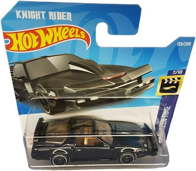 Hot Wheels - K.I.T.T. Süper Takip Modu - HW Ekran Zamanı 7/10 - HCV39 - Kısa Kart - Knight Rider - Pontiac Firebird Trans Am - Mattel 2022