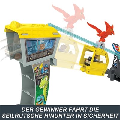 Hot Wheels Racerverse Jurassic Pist Seti Hot Wheels Racerverse Jurassic Pist Seti ve 2 oyuncak metal araç HTP12