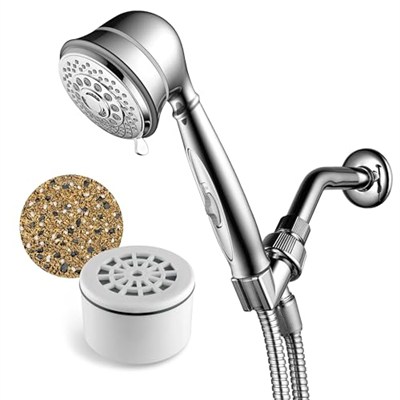 Hotel Spa Aquacare By 1139 Yedek Tek Kullanımlık 3 Kademeli Kartuş Gelişmiş Yüksek Yoğunluklu Süper Kompakt Evrensel Duş Filtresi Veya Filtreli Duş Başlıkları/El Duşları ile Kullanım İçin