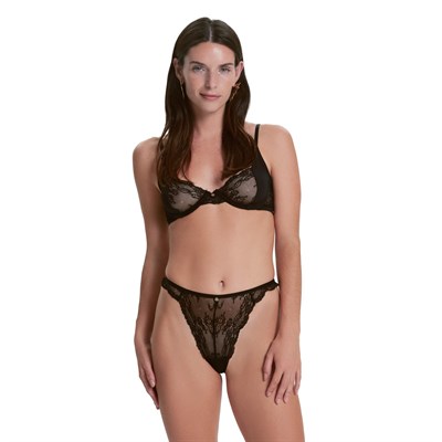 House of Silk Helen Toparlayıcı Demi Sütyen Siyah Sütyen Kadın