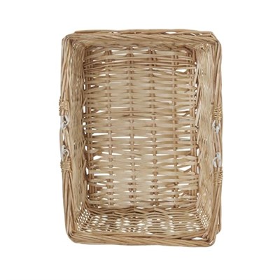 Household Essentials ML-2202 Kulplu Üstü Açık Pazar Sepeti, Kahverengi