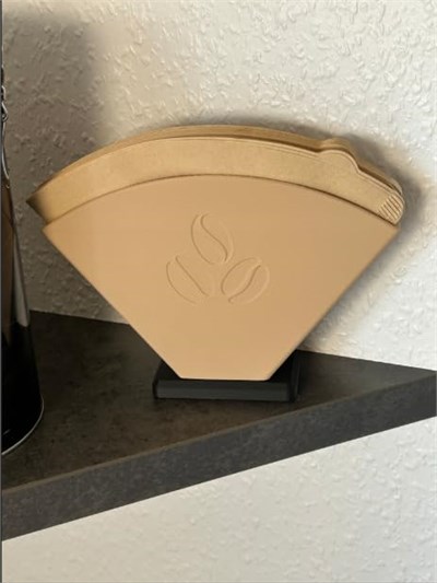 Housetrend Şık Kahve Filtresi Tutacağı – filtre kahve kağıdı Modern Mutfak Düzenleyici, Dekoratif Organizer - Stylish Coffee Filter Holder