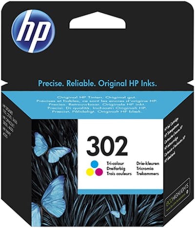 HP 302 Siyah Mürekkep Kartuş 190 Sayfa (F6U66AE) - Seçenekler: 2 paket, Standart