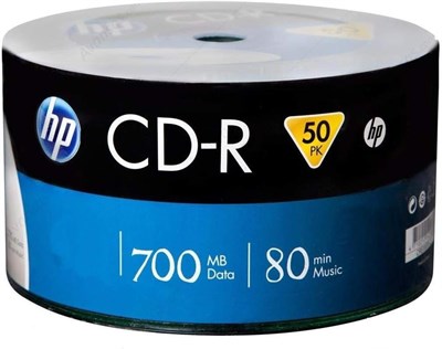 HP CD-R 52X 700MB 80DK 50-LI CAKEBOX