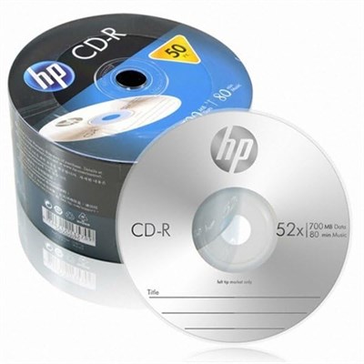 Hp Cd-R 700Mb-80Mın 52X 50Li Shrink