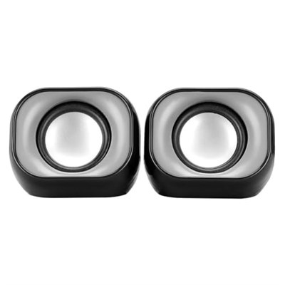 HP DHS-2111 2.0 Mini Taşınabilir Multimedya Speaker Hoparlör, Siyah