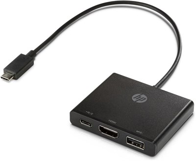 HP Pavilion USB-C to HDMI Görüntü Aktarma Adaptörü - Seçenekler: USB-C zu HDMI, USB-C zu HDMI, 2 x USB, USB-C zu RJ-45...