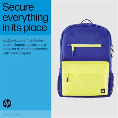 HP Üniseks Campus sırt çantası, dizüstü bilgisayar sırt çantası, 15,6 inç dizüstü bilgisayar bölmesi