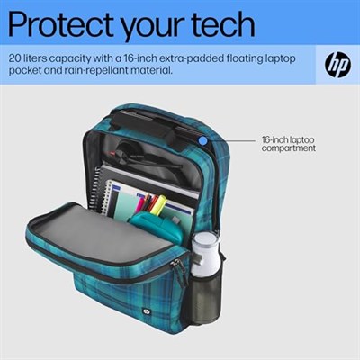 HP Unisex Campus Rucksack, Laptop Rucksack, 15,6 Zoll Laptop Fach