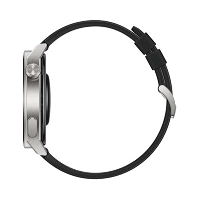 Huawei Watch GT 3 Pro 46mm Titanyum Kasa ve Siyah Kauçuk Kayış Akıllı Saat