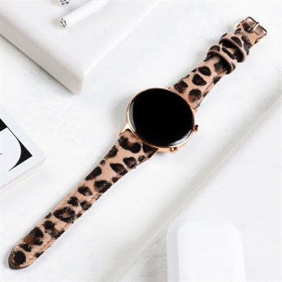 Huawei Watch GT GT2 GT3 Watch 4 42 43 mm, Samsung Watch4 Watch 5 pro Watch 6 40 42 44 46 mm Kadın Deri Kordon 20mm