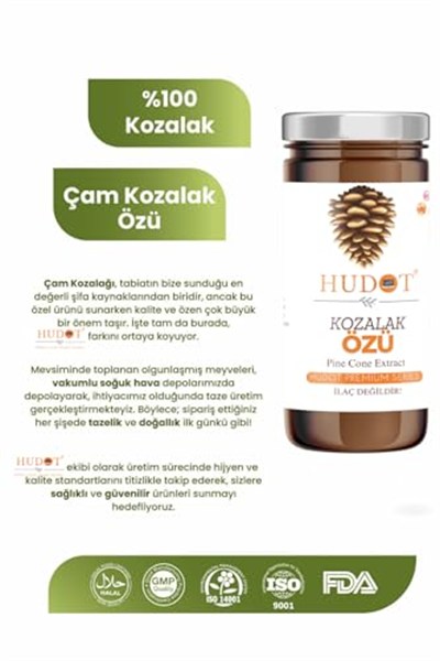 HUDOT Çam Kozalak Özü, GURME PREMIUM ÇAM KOZALAK ÖZÜ, 315 gr