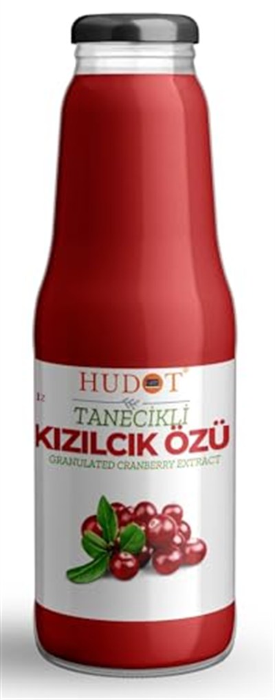 HUDOT Kızılcık Özü, Tanecikli, 1400g, Doğal Meyve Konsantresi