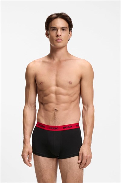 HUGO Erkek Trunk üçlü paket Boxer Şort