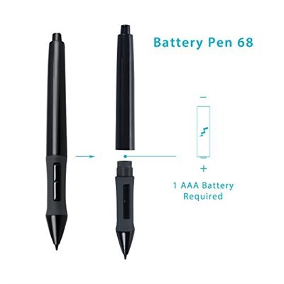 HUION 420 4x2.23 inç Grafik Tabletler OSU! Mac/Windows için Grafik Tablet Signaturpad - Home-Office & E-öğrenme için ideal (siyah)