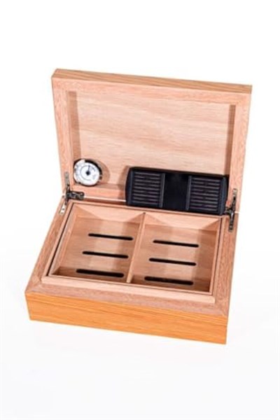 Humidor/Puro Saklama Kutusu Kahverengi - Siyah