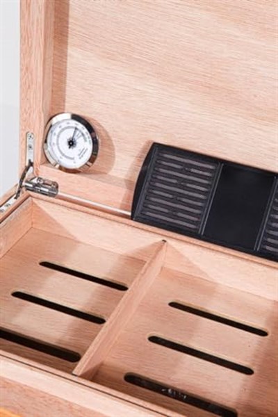 Humidor/Puro Saklama Kutusu Kahverengi - Siyah
