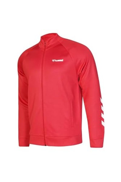 Hummel Falconzo Erkek Kırmızı Dik Yaka Ceket, M, 921133-9881