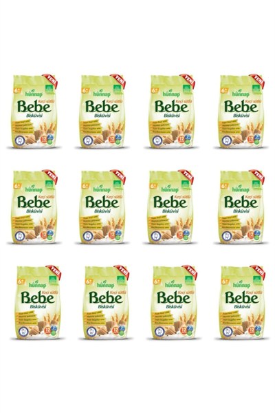 Hünnap Bebe Bisküvisi 200 Gram×12 Adet