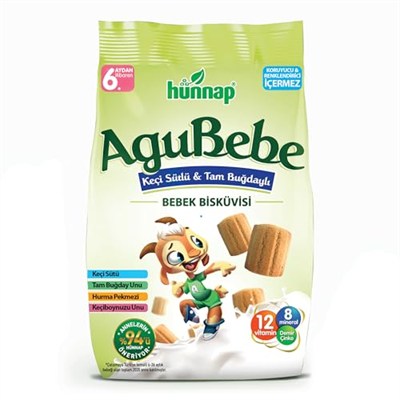 Hünnap-Keçi Sütlü Bebe Bisküvisi 2 Paket