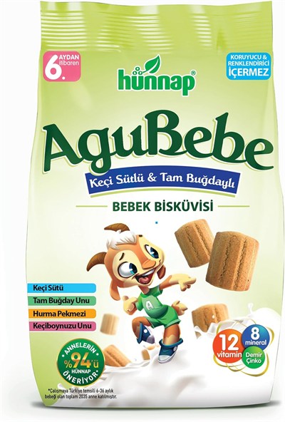 Hünnap-Keçi Sütlü Bebe Bisküvisi 2 Paket
