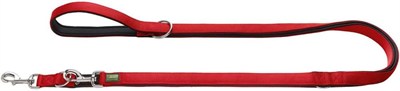 HUNTER Ayarlanabilir kılavuz ipi NEOPREN, renk: kırmızı/siyah, dayanıklı naylon, 3 kademeli ayarlama imkanı, yumuşak neopren dolgu, günlük kullanım ve antrenman için ideal, Boyut: 15/200