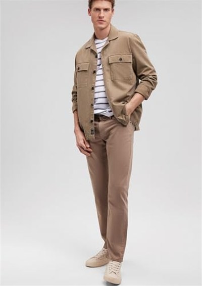 Hunter Koyu Bej Comfort Gabardin Pantolon 0020232492