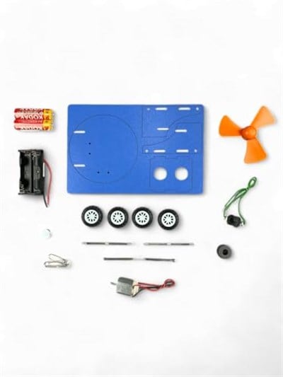 Hurdacı Robot Süpürge – Kendin Yap Stem Bilim ve Deney Seti – DIY Montessori Eğitim – Maker Set