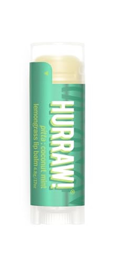 Hurraw Pitta Lip Balm/Hindistan Cevizi - Limon Otu - Nane