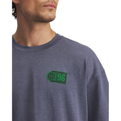 Hwt Hoops Courtside Erkek Siyah Günlük Stil T-Shirt 1390191-001