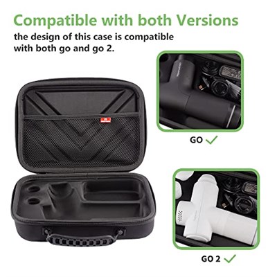 Hypervolt GO 2/Hypervolt GO için kılıf, su geçirmez darbeye dayanıklı taşıma çantası Hyperice Hypervolt GO2/Hyperice Hypervolt GO Masaj Cihazı için (SADECE DURUMDA)