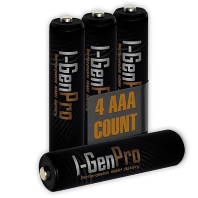I-Gen Pro P162 4 Adet AAA 1100 mAh Şarj Edilebilir İnce Kalem Pil 1.2V Ni-MH Şarjlı Pil
